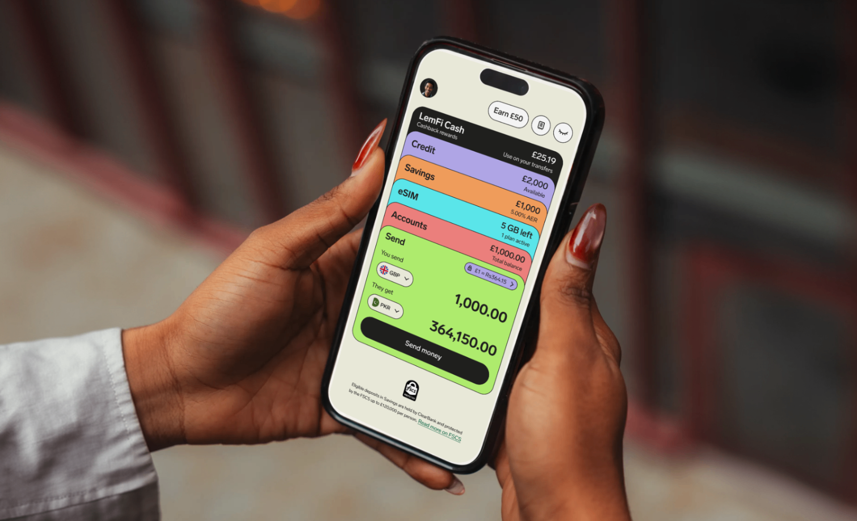 LemFi home screen