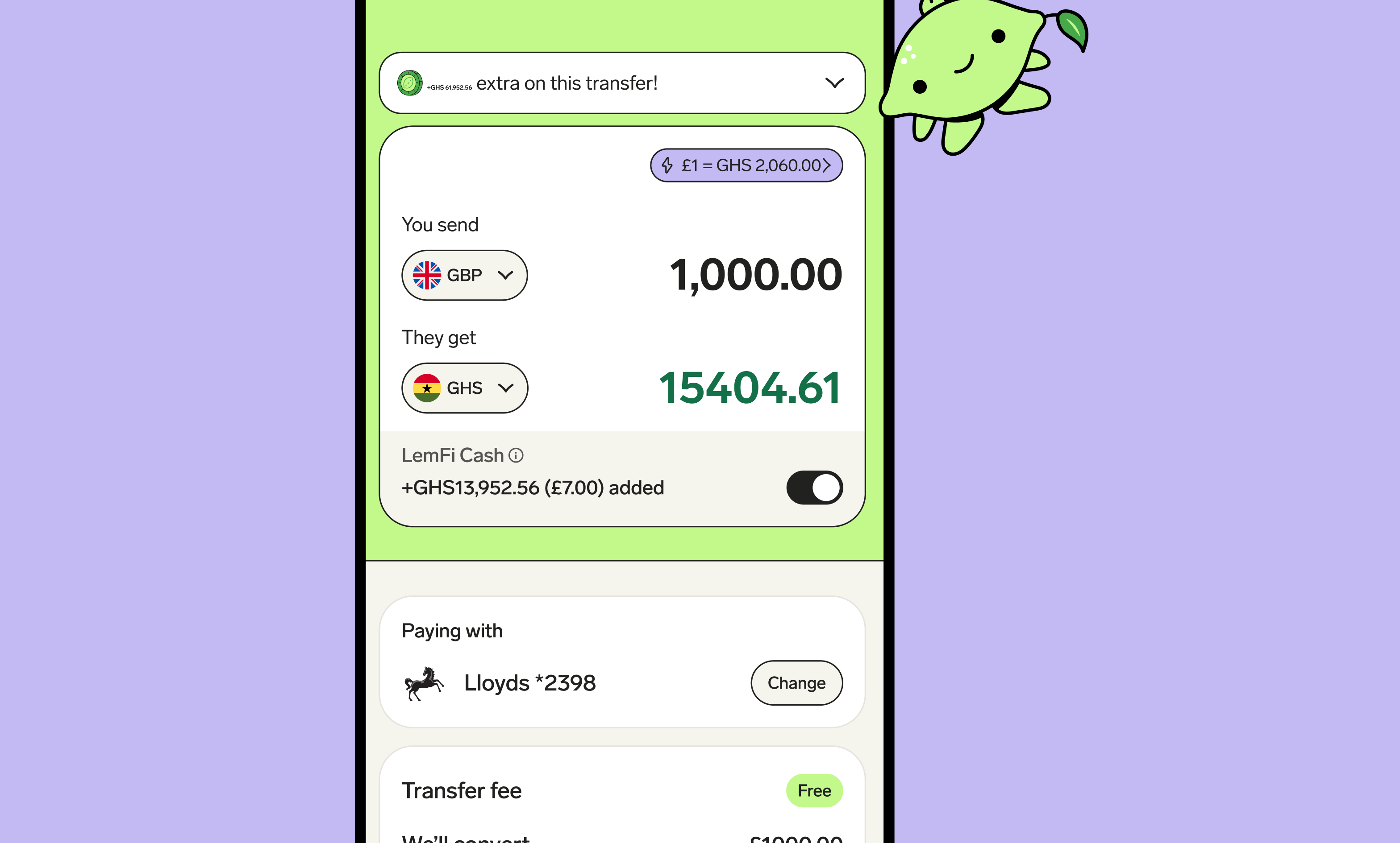 Father Sending Money